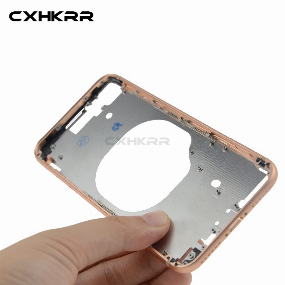 Originale Lunetta Autotelaio Telaio Per iphone 8G 8P X XR XS Posteriore housing Medio Telaio con Pulsanti Laterali set Parte di Ricambio