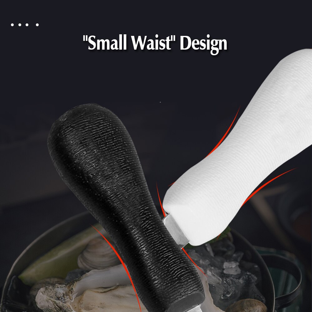 RZD Oyster Knife Set Stainless Steel Plastic Handle Oyster Opener Shucking Knives Seafood Shucker Tool Accessory Set