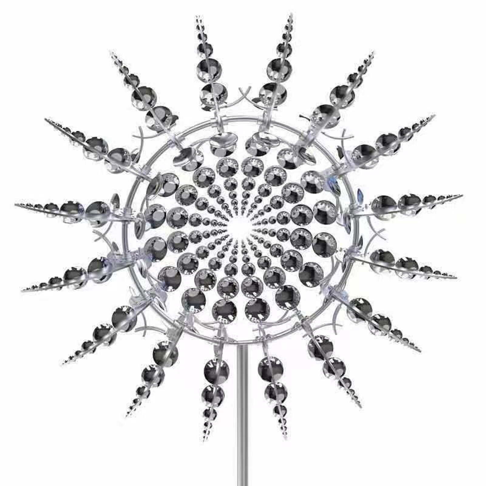 Magical Metal Windmill Outdoor Wind Spinners Wind Catchers Yard Patio Garden Decoration