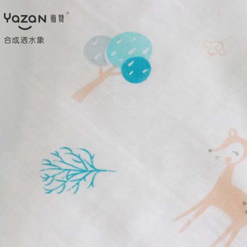 Ya Zan 105*110 6 schichten Blick Sommer Decke baumwolle Baby decke Super dicken Super Sanft schlaf decke schlafen Decke