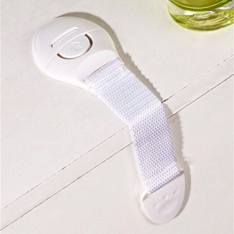 3pcs Plastic Baby Safety Protection From Children In Cabinets Boxes Lock Drawer Door Terminator Security Product: WHITE