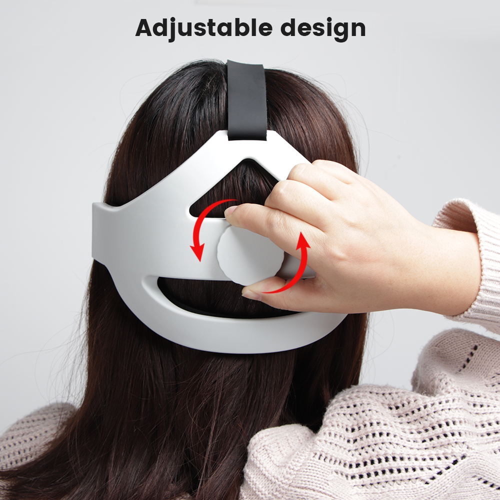 Oculus Quest 2 VR Elite Adjustable Head Strap Oculus Quest 2 Halo Strap Increase Supporting Improve Comfort-Virtual Accessories
