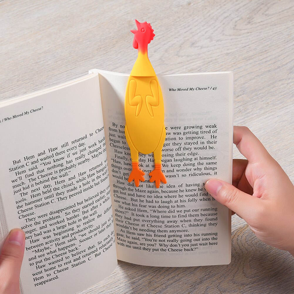 Bookmark/Penholder 3D Animal Human Shaped Cartoon Book Marks Office School Stationery Supplies For Kids Year
