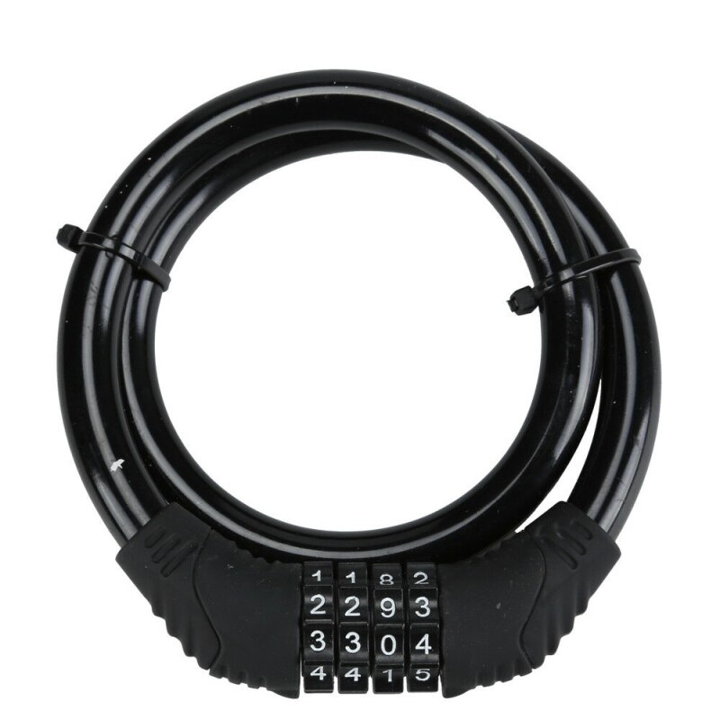 Combination Number Code Bike Bicycle Cycle Lock 12mm By 650mm Steel Cable Chain For The Sports Time