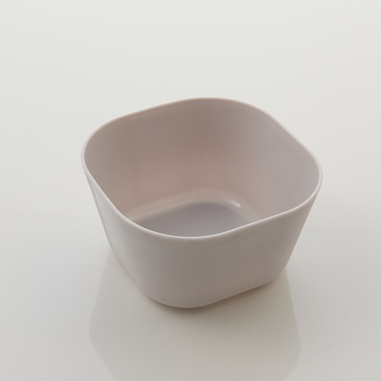 Household square plastic fruit vegetable salad bowl kitchen pot snack dried plate simple style