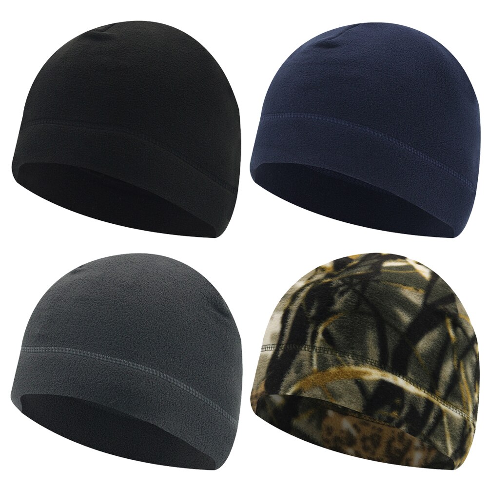 Winter Knitted Hats Men Women Winter Fleece Hats Windproof Warm Sports Cycling Women Men's Warmer Bonnet Hat