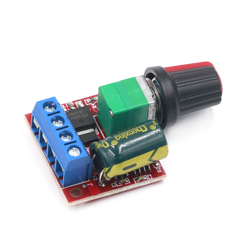 DC 5V 12V PWM DC Motor Speed Controller Governor Stepless Speed Regulator LED Dimmer Control Adjustable Variable Speed Control