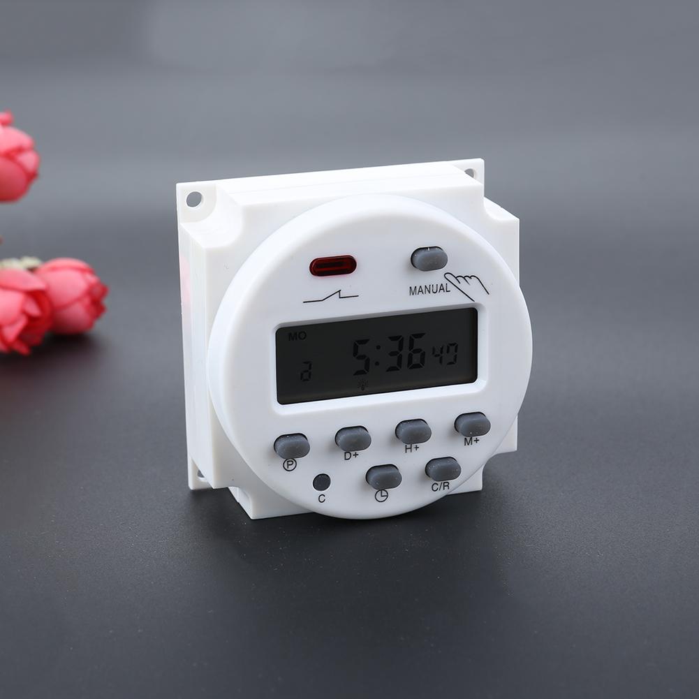 Digital LCD Display Power Timer Weekly 7Days Programmable Time Relay Switch Digital LCD Display Power Timer Switch Accessories