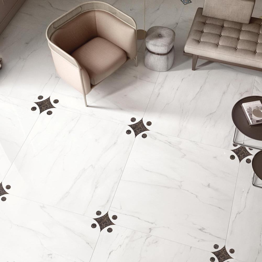 Pegatinas autoadhesivas de azulejos de cerámica 10 Uds adhesivo impermeable para pared DIY suelo Diagonal de arte pegatinas de decoración de rombo geométrico