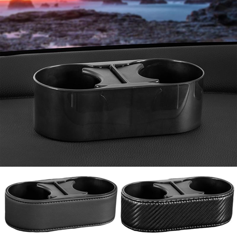 Bil drikkeholder dobbel kjøretøy koppholder bil fast drikkebrakett konsollorganisator for tur offroad camping