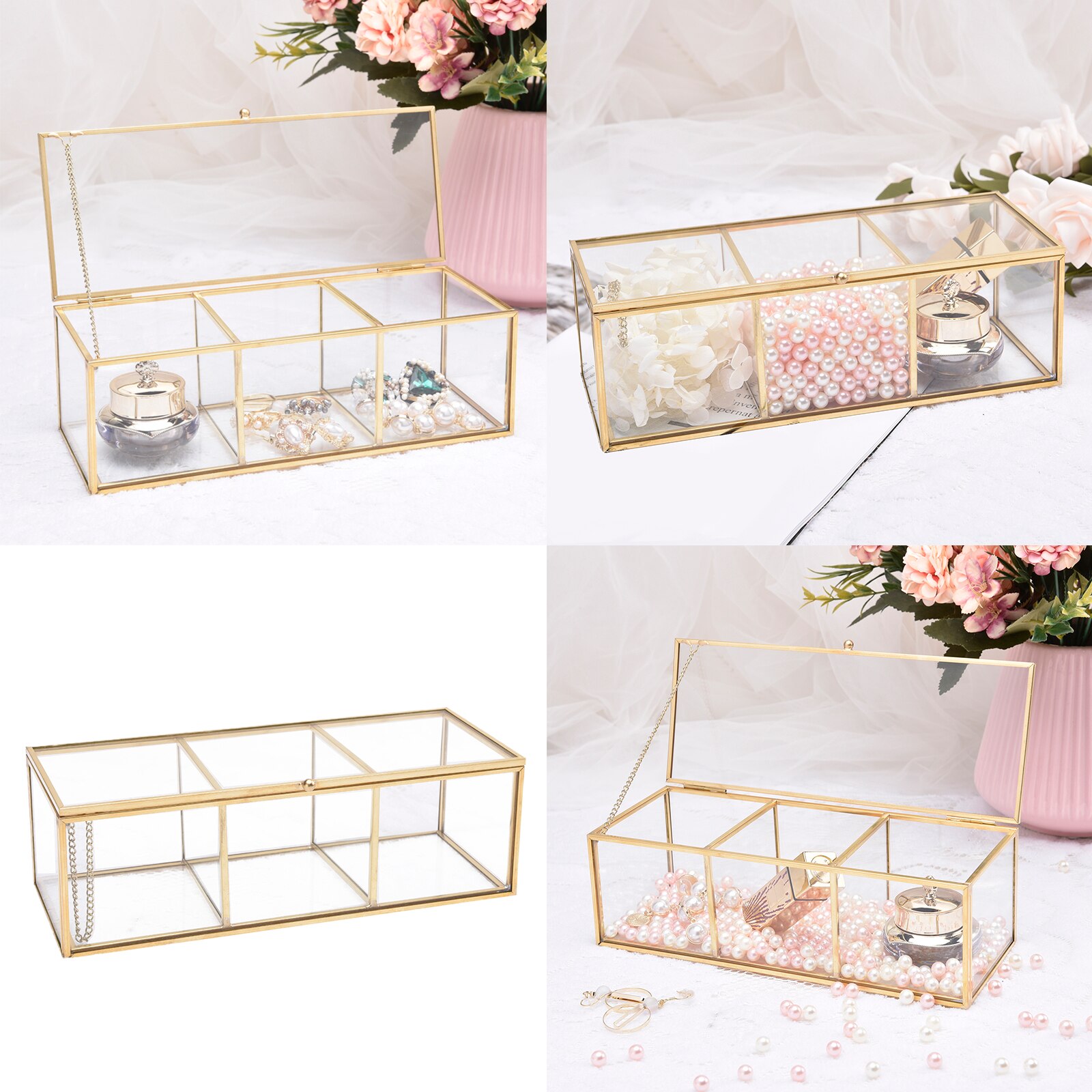 Vanity Makeup Organizer Basket Eyeliner Brush Set Storage Cup Dressing Table Makeup Cosmetic Lipsticks Perfume Organizer Box