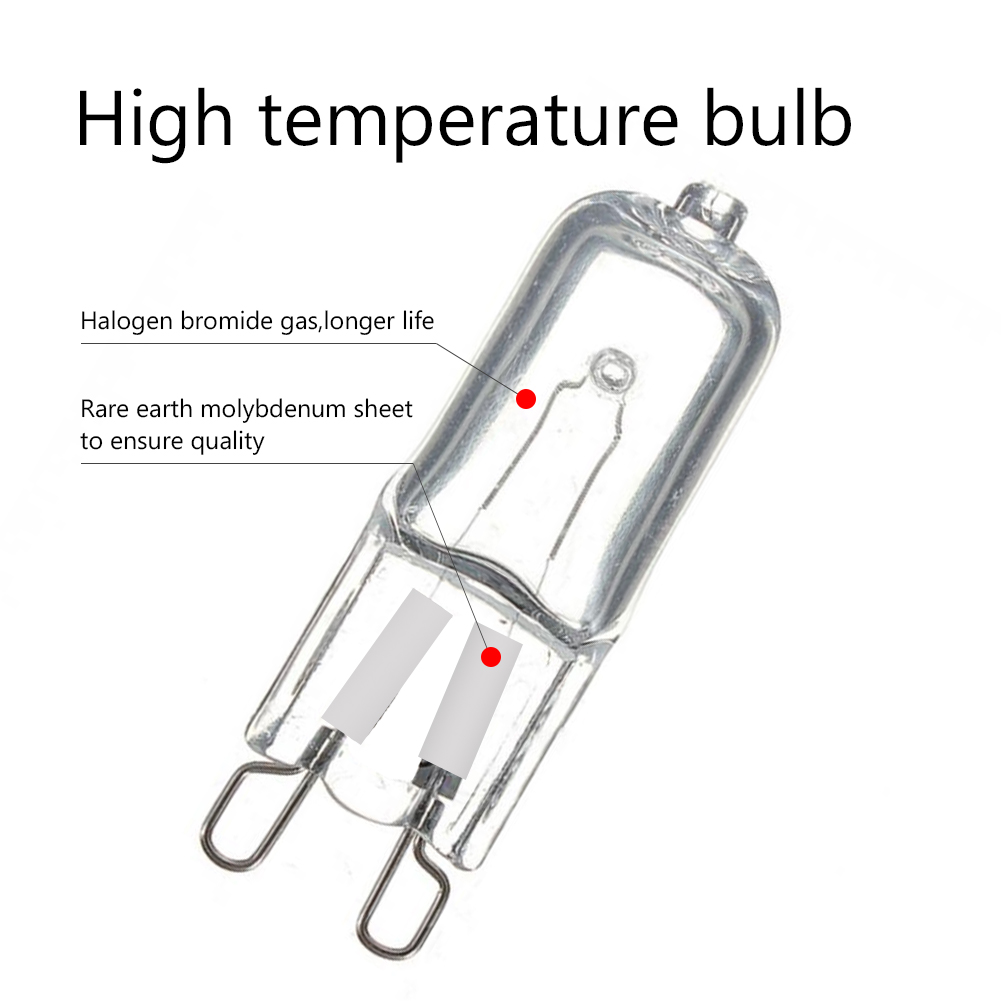 10 Stück G9 Eco-Halogen-Glühbirnen G9 220 V 20 W/25 W/40 W/60 W Kapsel-LED-Lampen, eingefügte Perlen, Kristalllampe, Halogenlampe