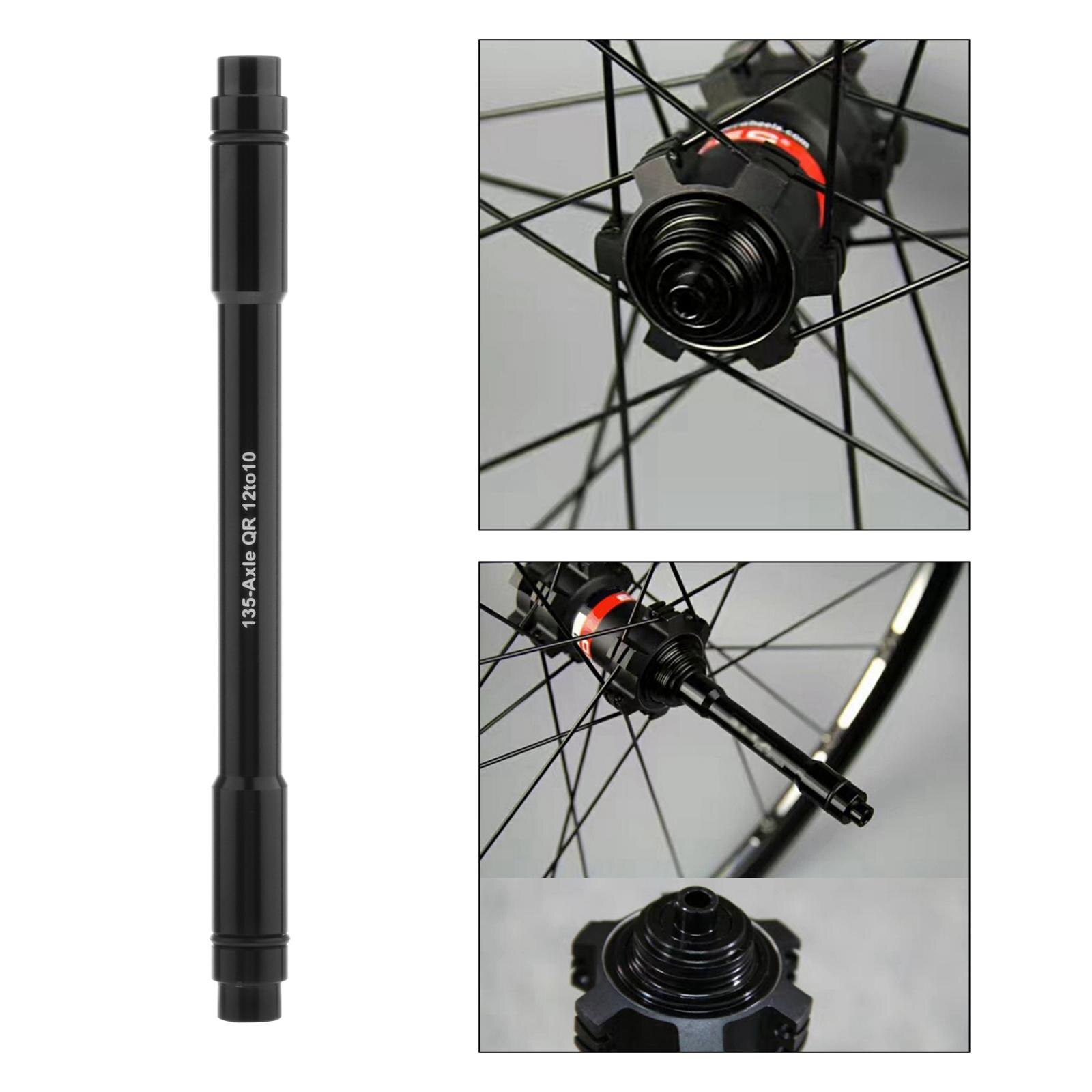 Fiets 12mm to 10mm qr adapter steekas naaf 135mm/142mm/148mm fiets voorwielnaaf adapter