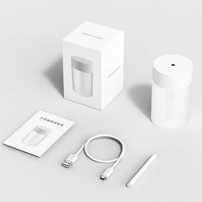 260ML Mini Portable Cool Mist Ultrasonic Air Humidifier Desk USB Cup Aromatherapy Sprayer Car Mist Maker Air Purifier