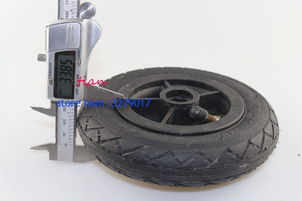 Rueda de inflado para patinete eléctrico, rueda de alto rendimiento de 150MM con cubo y tubo interno, neumático de 6x1, 1/4 y 6 pulgadas