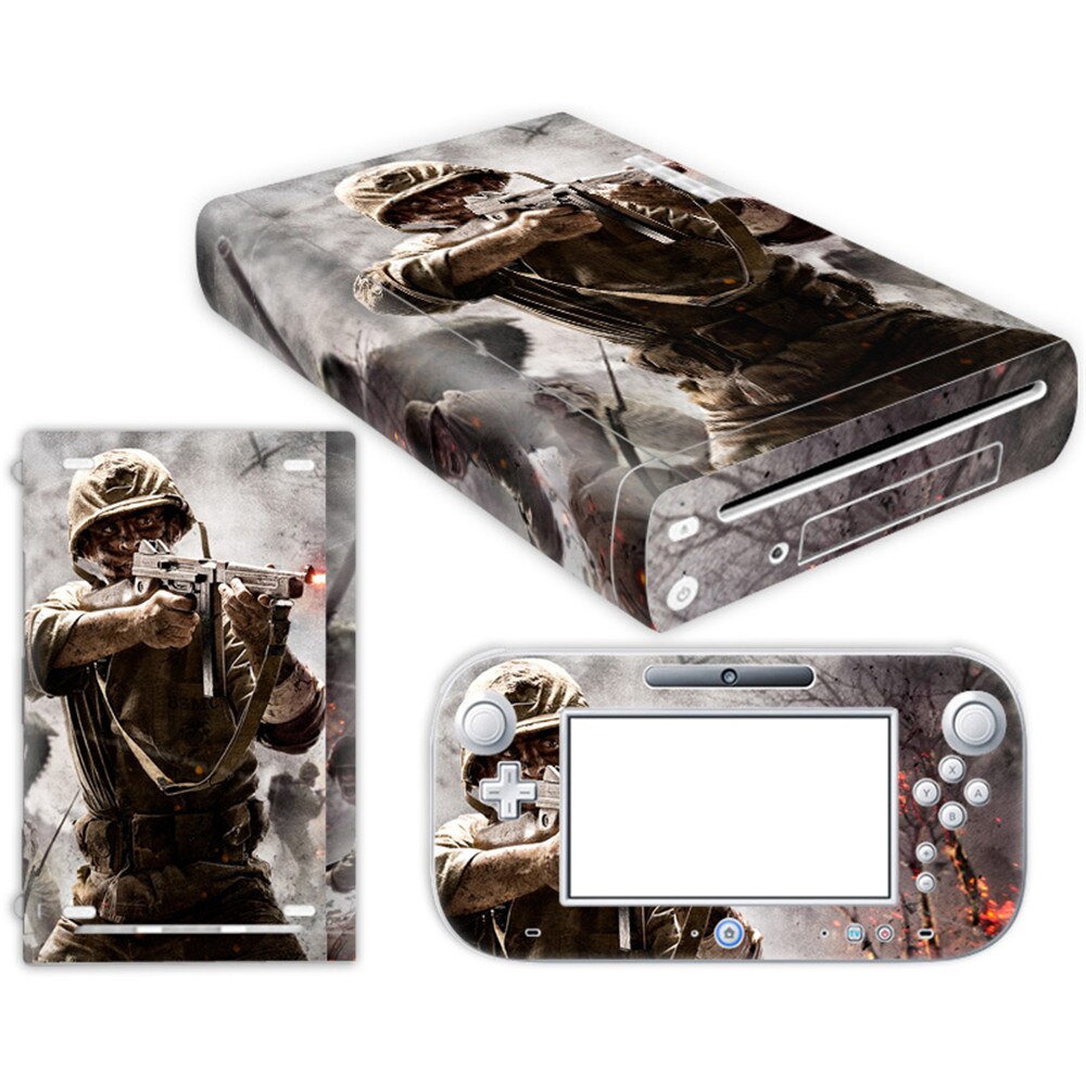 for Wii U stickers Vinyl Skin Sticker Protector for Nintendo Wii U and controller skin Sticker