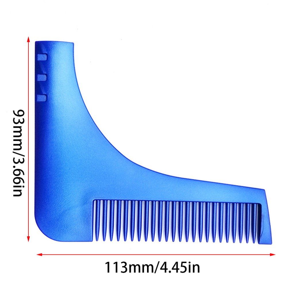 portable Beard Styling Shaping Template Comb Barber Tool Symmetry Trimming Shaper Stencil