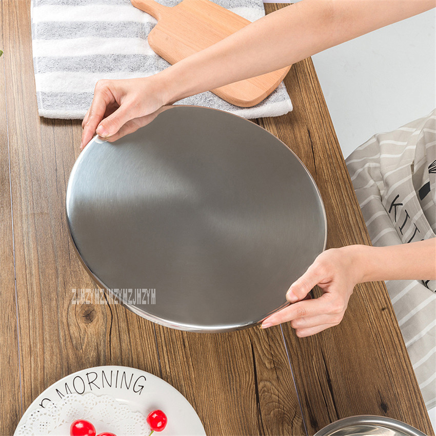 SNK304 DIY Cake Tool 304 Stainless Steel Cake Turntable Rotating Table Round Metal Cake Decorating Turntable Mounting Patterns