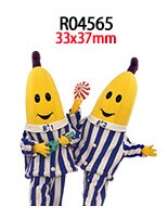 30 stk/lot banan i pyjamas planharpiks for hårbowas og tilbehør  r04549 r0455 r0456: R04565