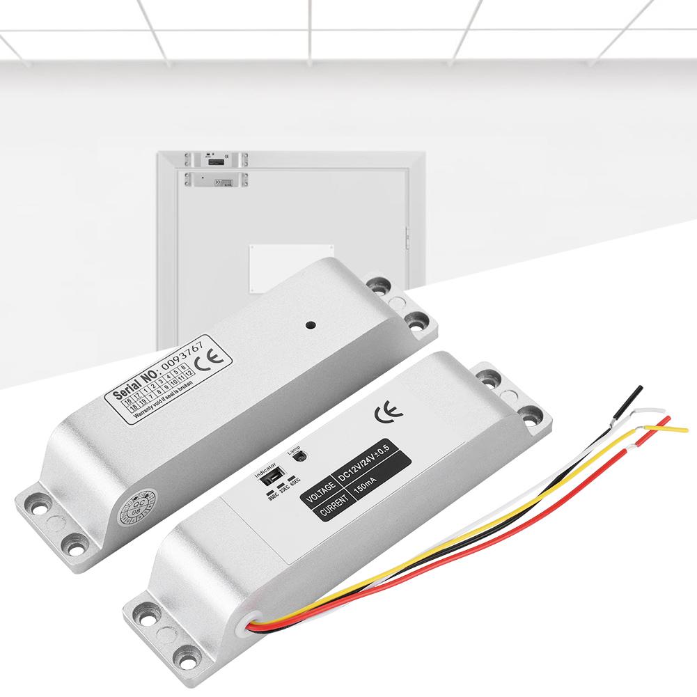 DC12V 1000KG Elektrische Türschloss Magnetische Induktion Tor Eintrag Zugriff Kontrolle Magnetische Tor Schloss 0s/3s/6s verzögerung Funktion