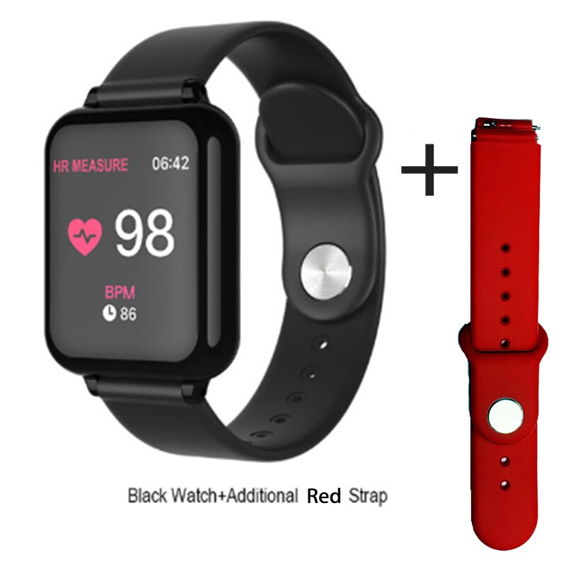 100% Original B57 Smart Bracelet Blood Pressure Fitness Tracker Waterproof IP67 Bluetooth Smart watch B57C Sport Band Wristwatch: MULTI