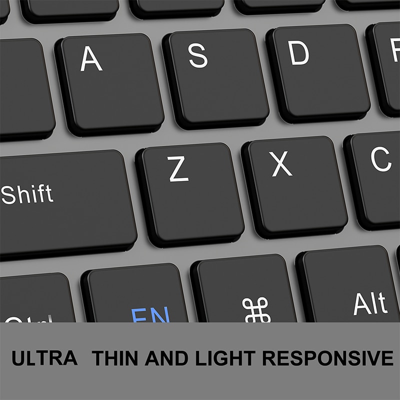 Joyaccess Spaans/Italiaans/Duits/Frans/Russisch Toetsenbord Draadloos Met Multimedia Toetsen Ergonomisch Toetsenbord Voor Notebook Laptop pc