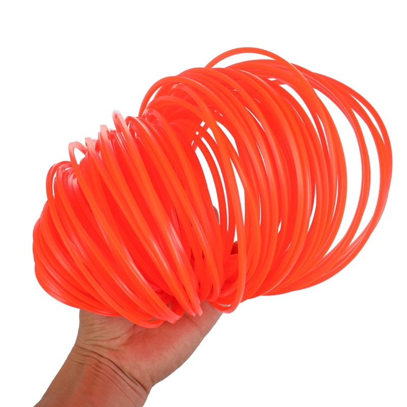 Fine Mowing Nylon Trimmer Rope Brush Cutter Strimmer Line Mowing Wire Lawn Mower Accessory Square 70M