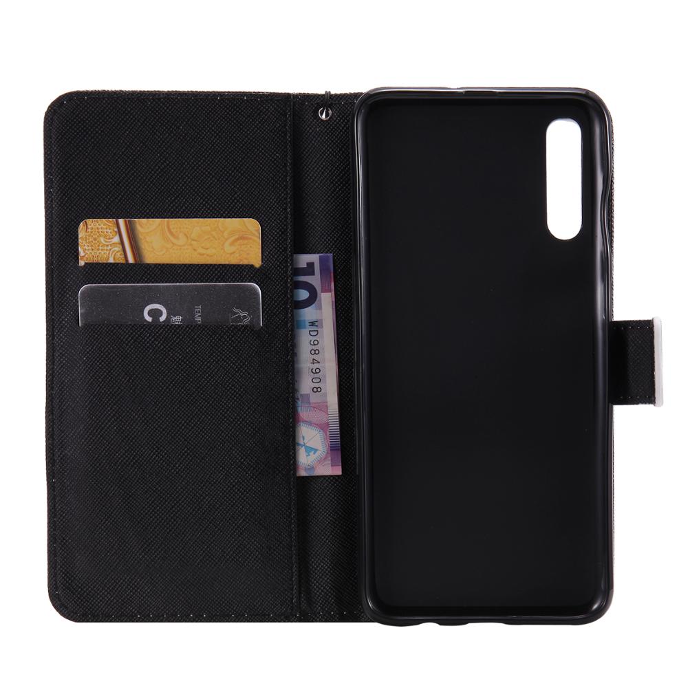 Lederen Case op voor Pouzdro Samsung Galaxy A40 Cover voor Samsung Galaxy A40 EEN 40 A405F A405 Coque Cartoon Portemonnee flip Telefoon Case