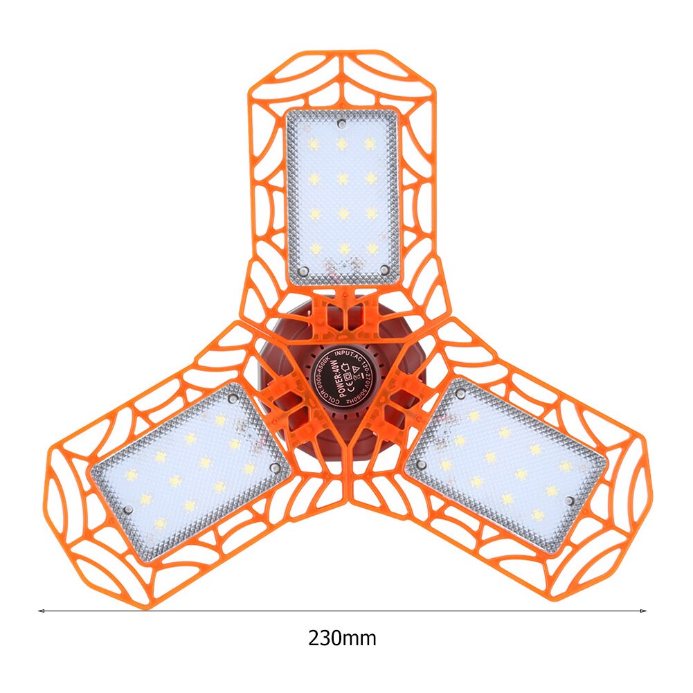 40W E26 E27 LED Garage Light AC85-265V High Bay Lamp Industrial Lighting Support