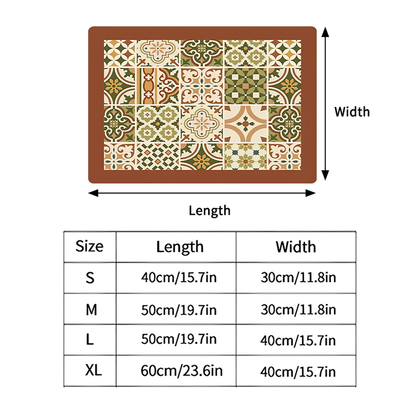 Estera de secado de platos impresa, esteras antideslizantes para vajilla de cocina, almohadilla de drenaje de café de absorción rápida, almohadilla de drenaje para vajilla, decoración del hogar