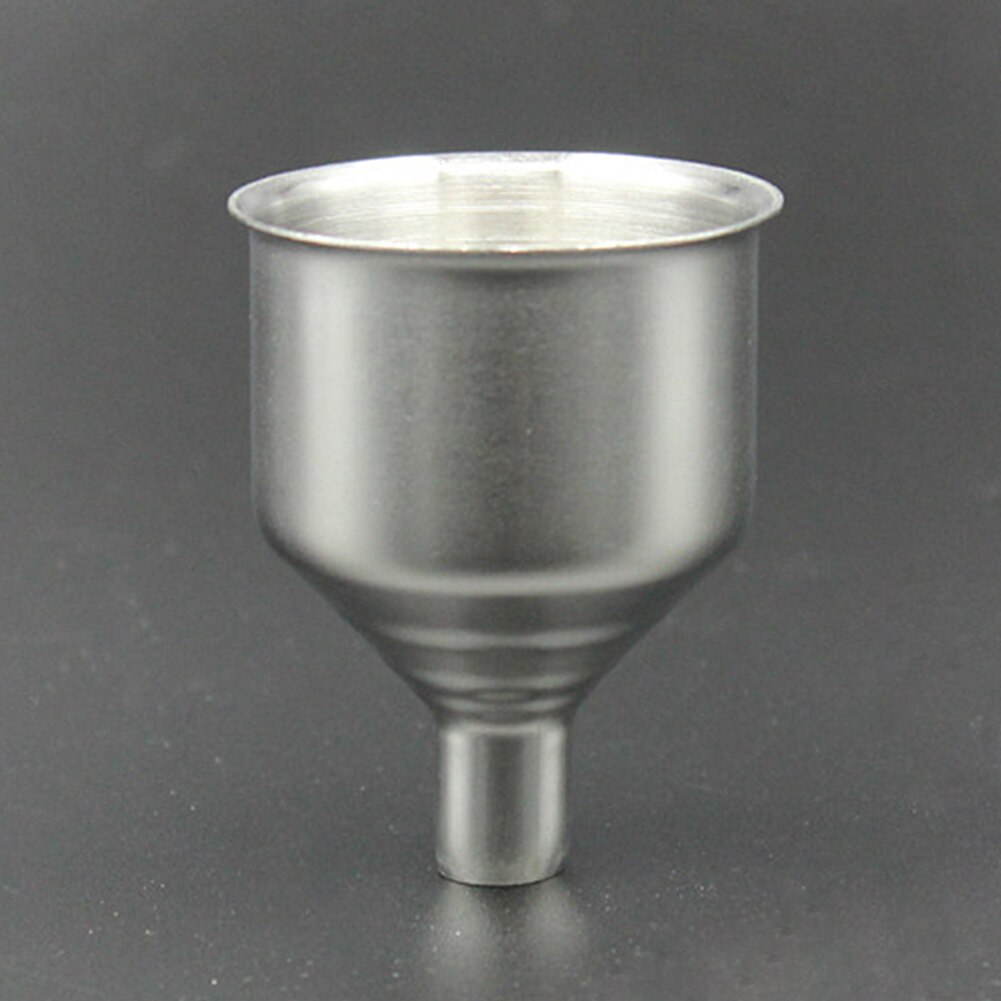 Stainless Steel Wine Funnel Hip Flask Funnel Small Stainless Steel 38mm Funnel Mini Flagon Funnel Kitchen Bar Tool