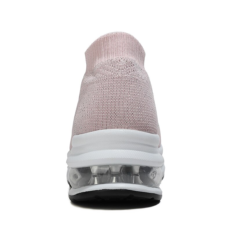 Female Air Cushion Swing Sneakers Non-slip Ladies Jogging Footwear Women High Top Socks Running Shoes Woman Breathable Sneakers