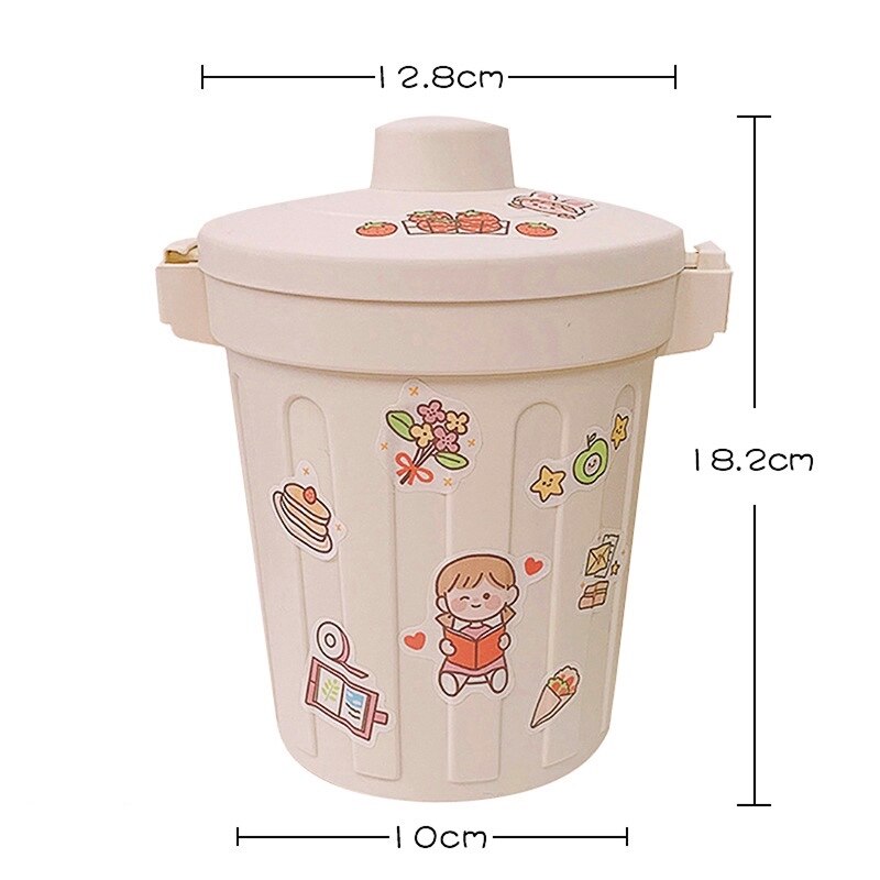 SchöNe Hause Junge Gir Container Schreibtisch Eimer Kunststoff Stift Halfter Organizer Schüler Schreibtisch Studie Liefert Büro Dekoration