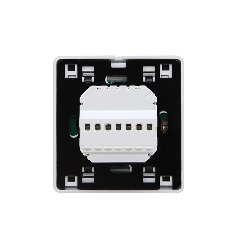 Black Color Digital Floor Heating Thermostats 16A Programmable Room Touch Screen Temperature Controller