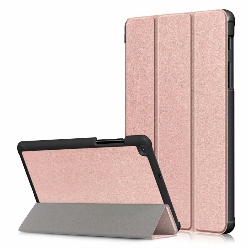 Case for Samsung Galaxy Tab 8 SM-T290 SM-T295 SM-T285 Flip Stand Funda Cover for Galaxy Tab a 8.0 case: Rose Gold