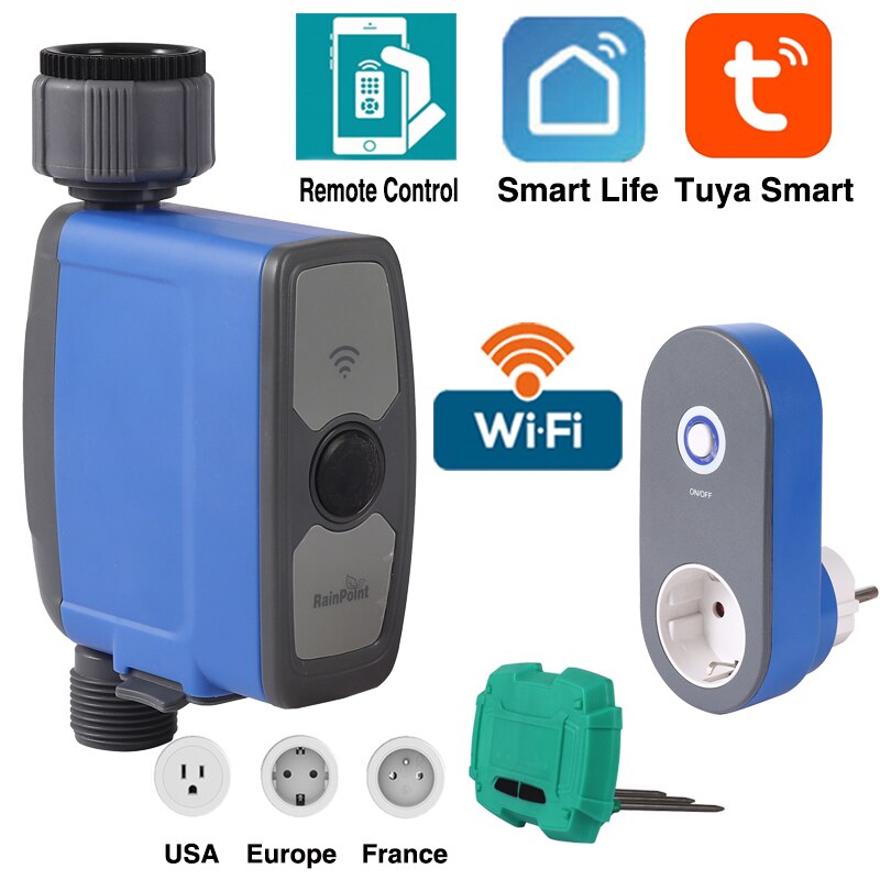WIFI Tuya Clever Heimat Garten Automatische Bewässerung Timer Regen Sensor Bewässerung Regler