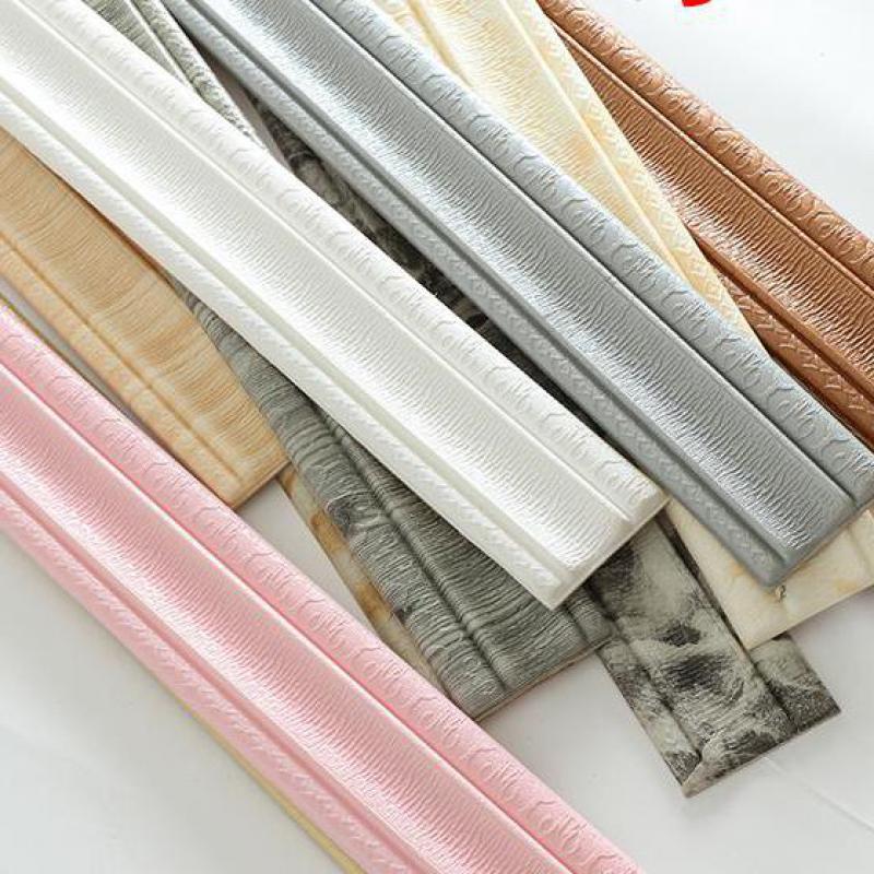 muebles de cocina salon wallpaper Frise murale adhesif Wall Border Paper Sticker cenefas adhesivas pared 3D