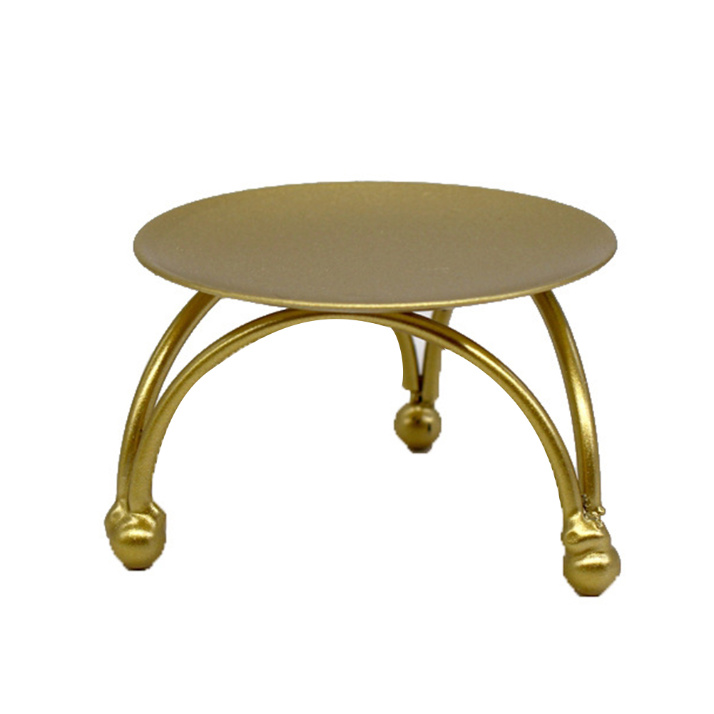 Chandelier mariage rond maison chandelier barre décor de bureau ornement petit romantique bougeoir fête géométrique fer Art