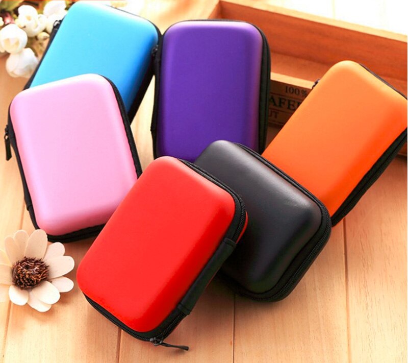 Hdd Case HDD SSD Protect Bag for Seagate Samsung WD 2.5 Hard Drive Power Bank USB Cable Charger External Hard Disk Case-in Hard