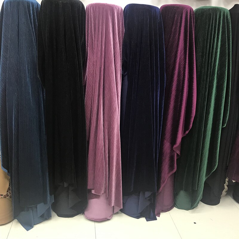 Velvet Dress Fabric Glittery Stripe Stretchy Velvet Bling Shimmer Sewing Fabric