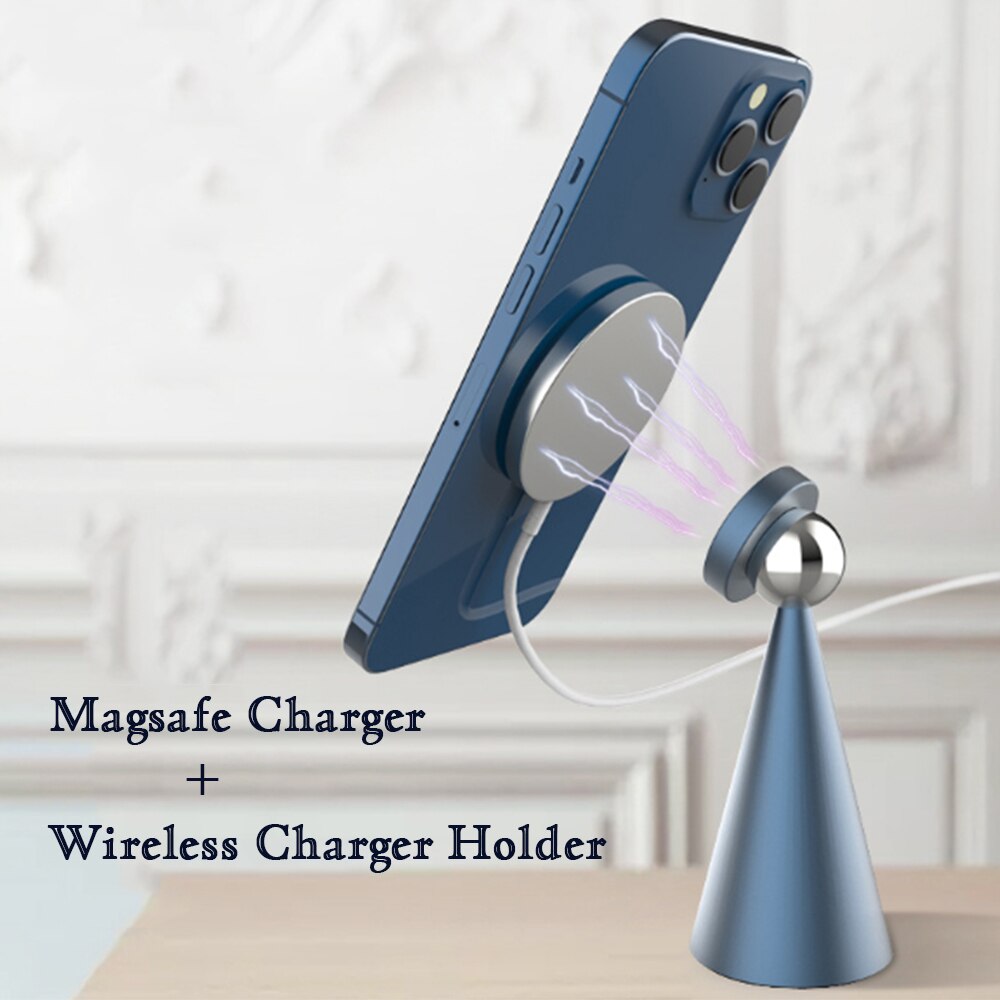 Magsafe Desktop Magnetic Phone Stand & Holders Magsafe Wireless Charger For iPhone 12 Pro Max Mini