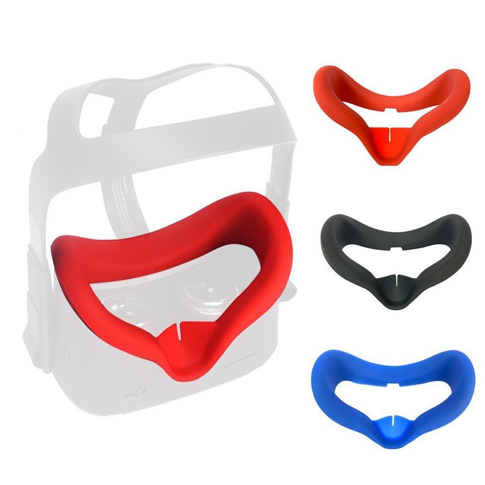 1pc mykt anti-svette silikon øyemaske deksel til oculus pute lys briller som blokkerer anti-lekkasje ansikt unisex øyedeksel vr que  m9 o 0