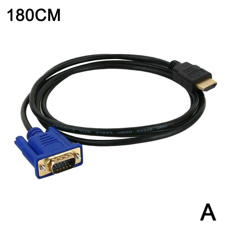 Hdmi Kabel Hdmi Naar Vga 1080P Hd Met Audio Adapter Kabel Hdmi Naar Vga Kabel Digitale Naar Analoge Video audio Adapter Voor Pc Tv: A