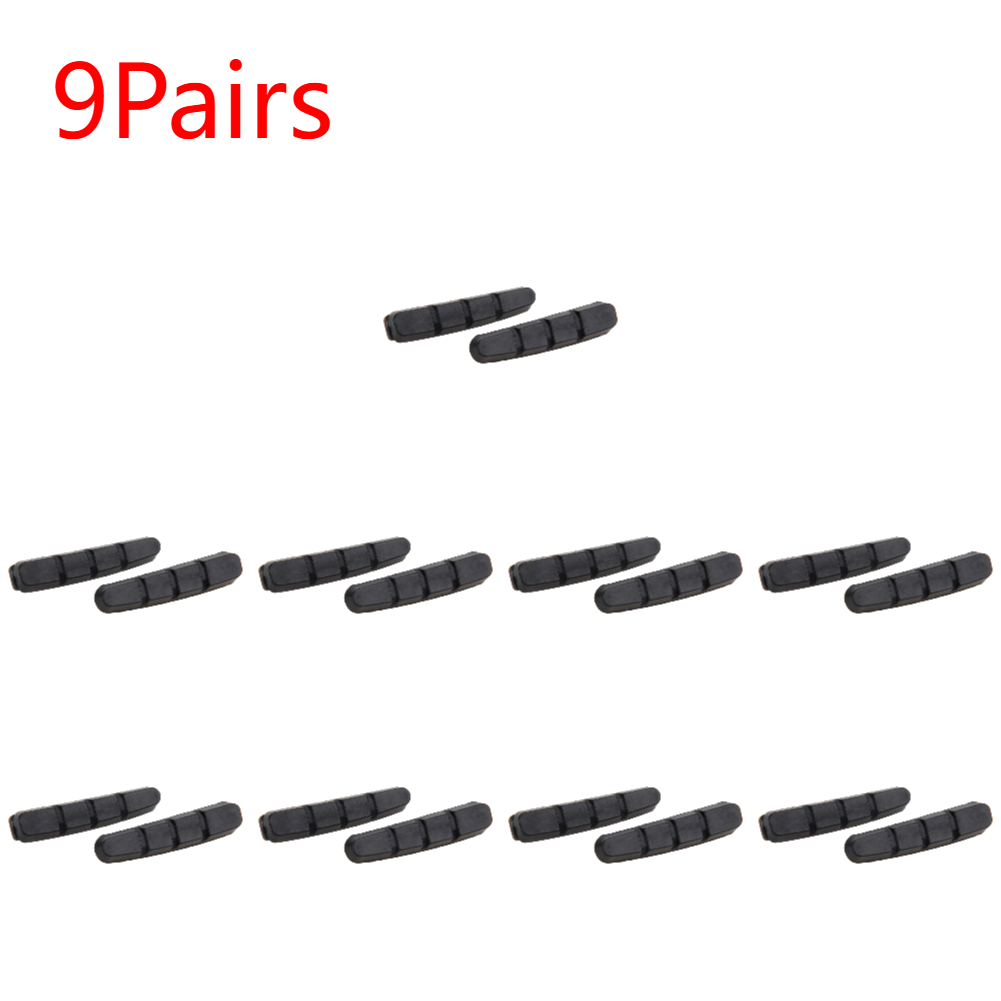 1-10 paar racefiets remblokken schoenen voor lichtmetalen velgen Dura Ace Ultegra 105 fiets v remschoen duurzaam rubber fietsremgereedschap: Marineblauw