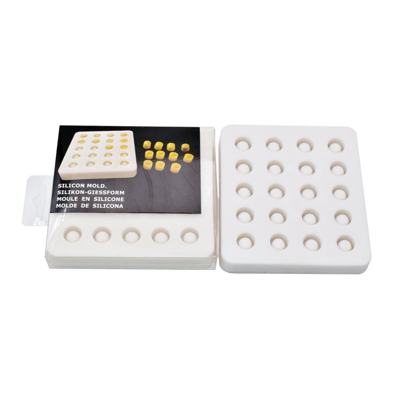 Draagbare Rvs Bijenwas Smelten Pot Smelten Pot Kaars Maken Gieten Pot Wax Smelter Pot Bijenteelt Gereedschappen: Cell Cup Mold Only