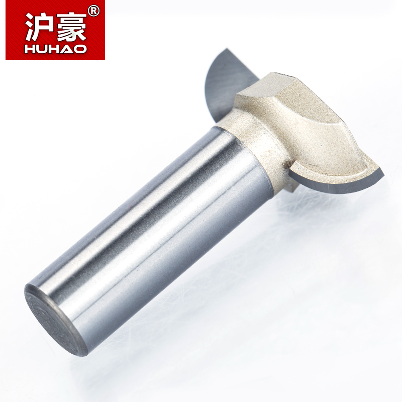 HUHAO 1pc 1/4" 1/2" Shank Cove Bit With Bearing Woodworking Tool 2 Flute Trimming Router Bits For Wood Endmill Milling Cutter
