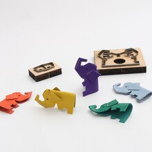 Gabarit en cuir en forme d&#39;éléphant mignon, bricolage poinçon Die sac artisanal ornements décor pendentifs pochoir de coupe outils en cuir