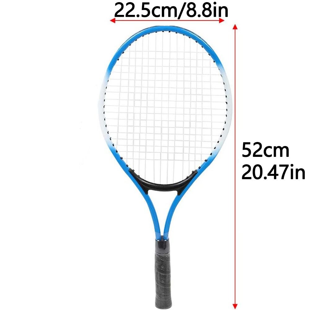 Single Tennis Racket Set for Kids Portable Lightweight Tennis Trainer Rebound with Carry Bag 23inch Tennis Racquets Set