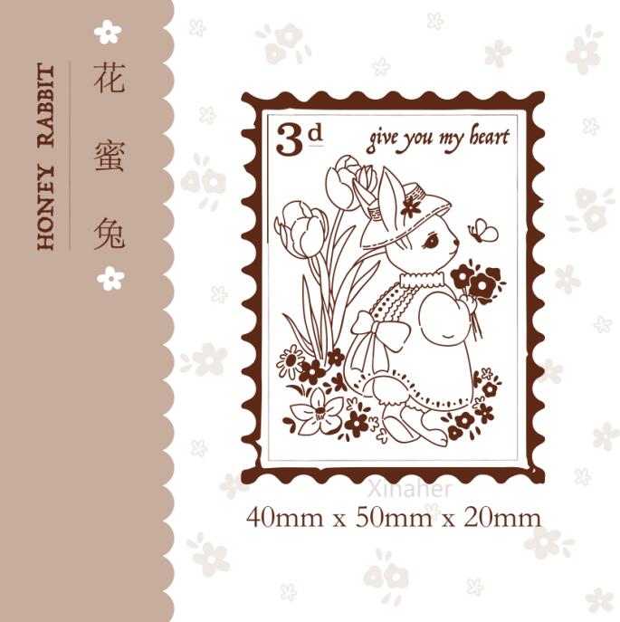 Xinaher Vintage Bos Engel Planeet Stempel Diy Houten Stempels Voor Scrapbooking Briefpapier Scrapbooking Standaard Stempel: G