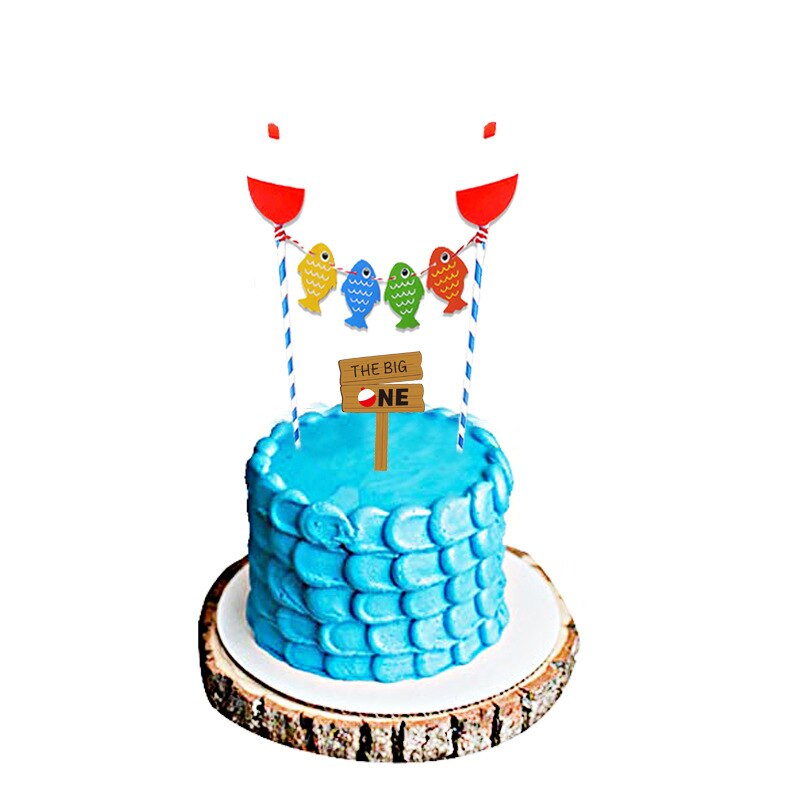 Fishing Theme Party Letter Banner Happy Birthday Letter Decoration Kids Event Party Supplies Decor Birthday Banner: 2